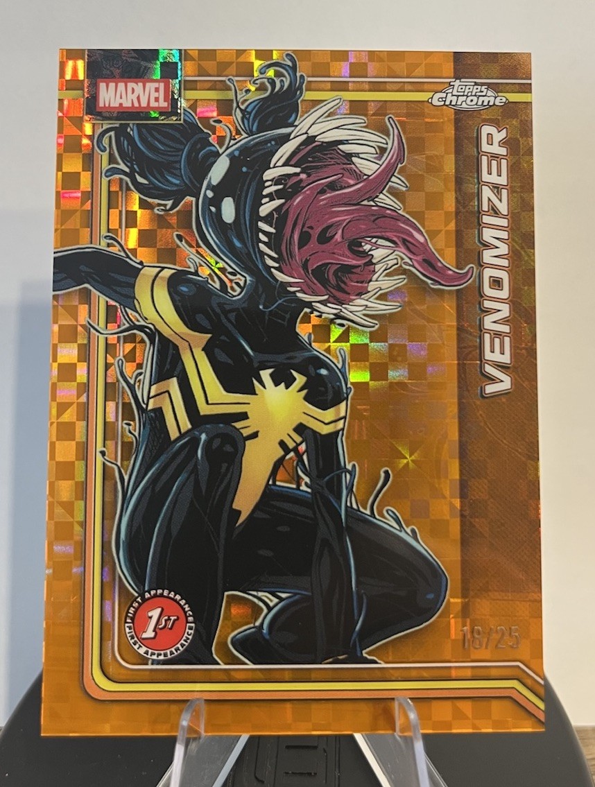 2026 Topps Chrome Marvel Venomizer #188 Orange Xfractor /25 (First Appearance!)