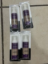 4 x COVERGIRL Advanced Radiance Age Defying Foundation Makeup, 125 Buff Beige