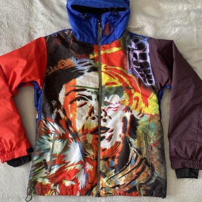 Grenade Fatigue Project Snowboard Jacket Viva La Grenade Mens Large Rare