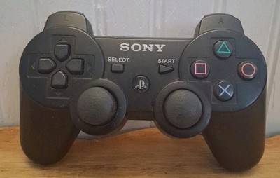 Sony PlayStation 3 [CECH-ZC2U] PS3 Black DualShock Official Oem Controller Works
