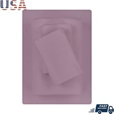 Ultra Soft Jersey Sheet Set Adult Bedding 4 Piece Breathable Cozy Washable New