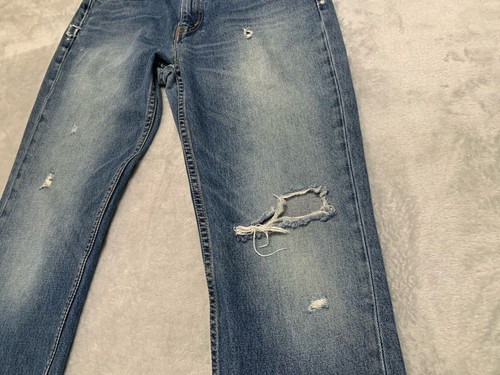 Jean homme Levis 511 34x34 bleu coupe slim jambes coniques vieilli taille moyenne denim - Photo 3/16
