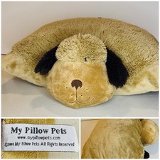 Pillow Pets Large Brown Dog 18 Soft Stuffed Plush Animal 2009 Toy Bedding