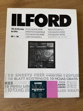 ILFORD Multigrade IV RC Deluxe B W Photo Paper - 8x10 Glossy - Nearly Full