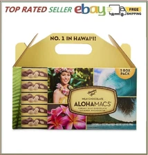 Hawaiian Host Alohamacs Milk Chocolate Covered Macadamia Handy Pack, 5 pk.