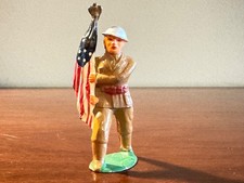 Vintage Barclay B7 701 Flag Bearer  Cast Helmet  FANTASTIC  Near Mint 