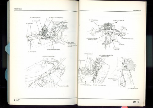 Manuale Honda Spacy CH250 (85-87) libretto riparazione officina fabbrica CH 250 MF01 ET66 - Foto 24 di 24