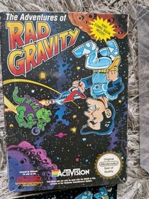 Rad Gravity para Nintendo / NES en caja completa con manual RARO inc cómic ⭐️⭐️⭐️⭐️