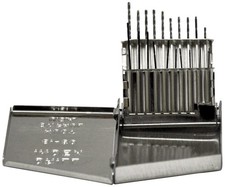 KnKut 20 Piece Jobber Length Drill Bit Set Numbers 61-80