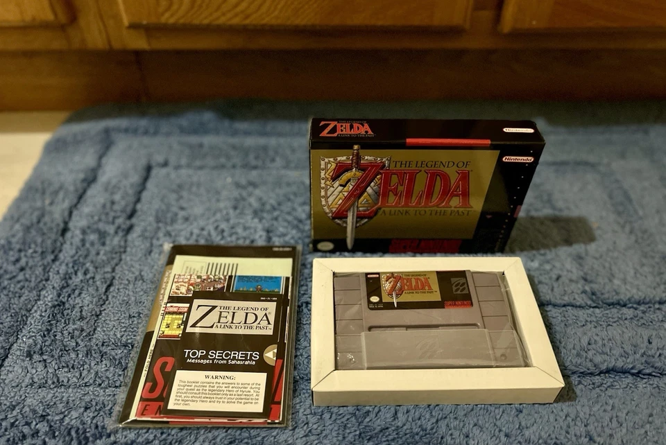 THE LEGEND OF ZELDA: LINK TO THE PAST SUPER NINTENDO SNES CIB BRAND NEW OPEN BOX - Image 4 of 4