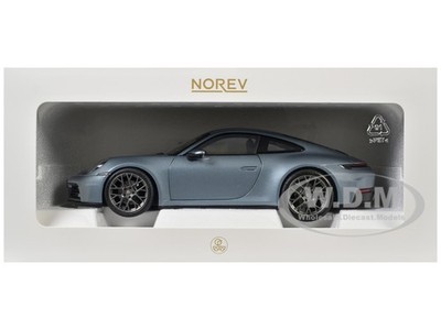 2024 PORSCHE 911 CARRERA POLAR SILVER 1/18 DIECAST MODEL CAR BY