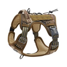 AUROTH Tactical Dog Harness Medium Sized Dog No Pull Adjustable Dog Vest Heavy