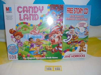 **SUPER SELTEN** NEU & VERSIEGELT CANDY LAND 2004 BRETTSPIEL + STORY CD - (Y166)