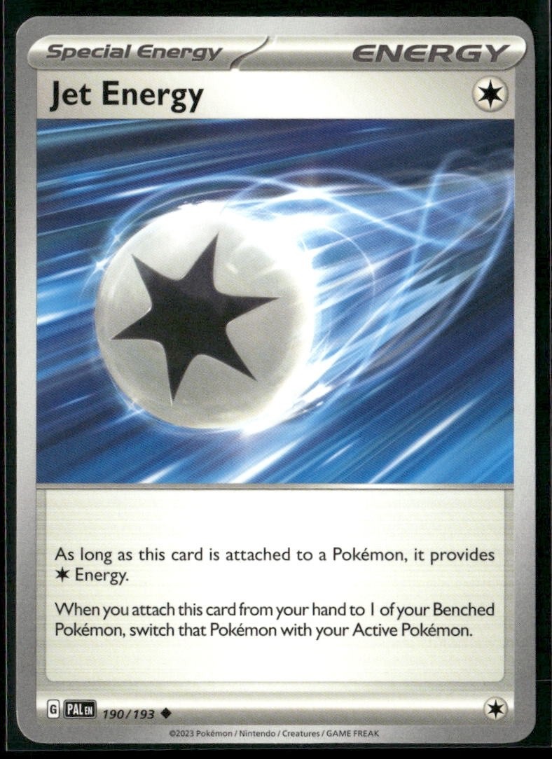 Jet Energy 190/193 Paldea Evolved Regular Pokemon TCG
