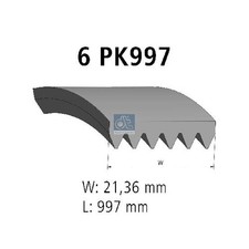 Keilrippenriemen 24582361 für Audi A2 8Z0
