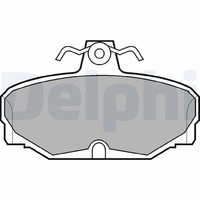Hinterachse Delphi LP507 Bremsbelagsatz, Scheibenbremse FüR Ford,Tvr