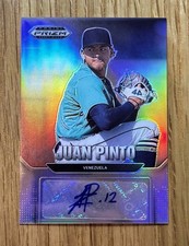 JUAN PINTO  Seattle Mariners 2022 Panini Prizm Draft Picks #AU-JU AUTO