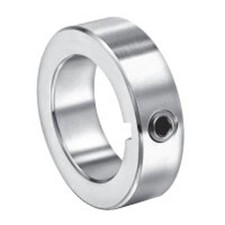 Climax Metals C-100-KW Black Oxide Plated Steel Set Screw Collar Keyway 1" Bo...