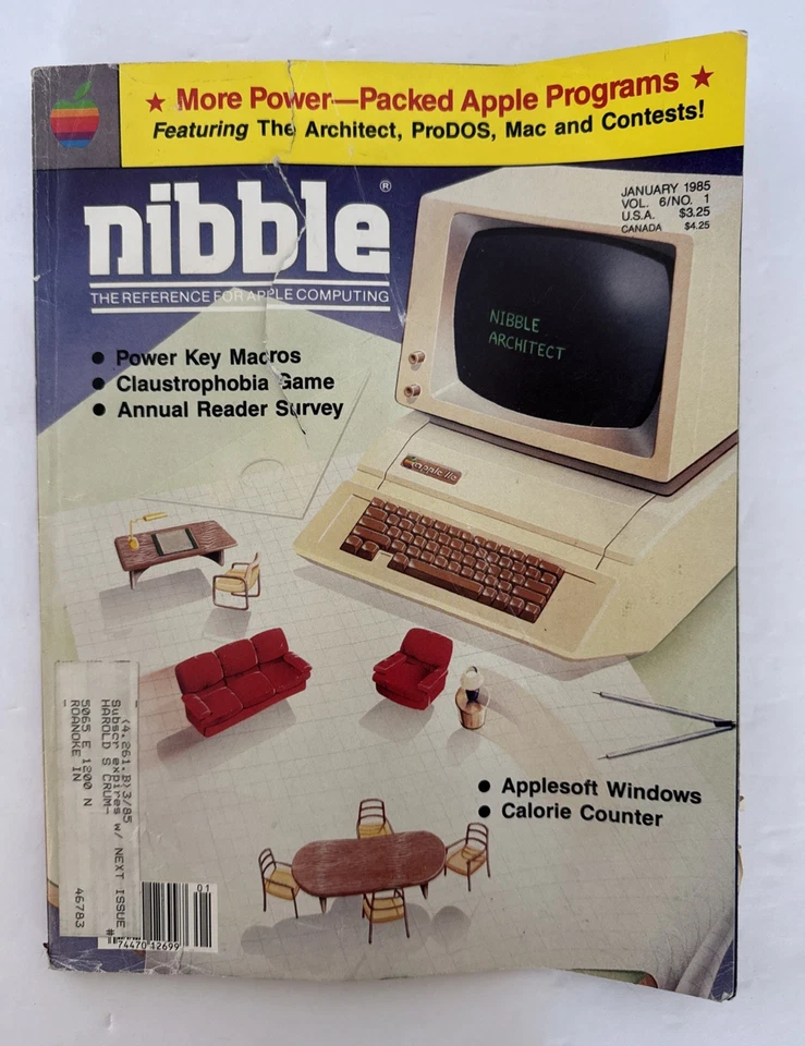 Nibble Magazine Apple II Reference 1995 Vol 6 Complete Set Of 12 Vintage Apple - Image 2 of 4