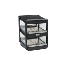 Nemco 648036SB 36 in Slanted Black 2 Shelf Merchandiser
