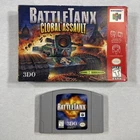 Battle Tanx Global Assault (Nintendo 64, 1999) Cartridge With Box Tested