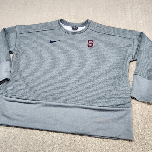 Syracuse Sweatshirt Men Medium Player Issue Warm Up Nike Boxy Fit NCAA Dri Fit - Picture 2 of 8