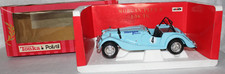 Morgan Plus 8 - TONKA POLISTIL - 1/16 - miniature bleue - vintage 