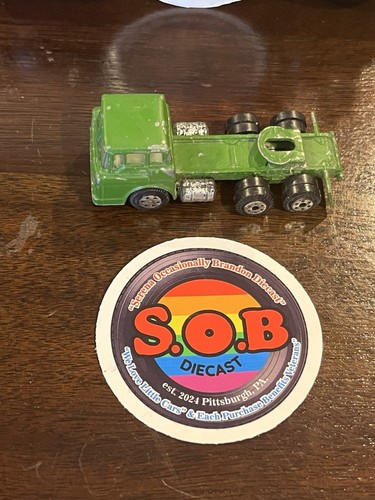 YatMing Cab Over Semi Truck Diesel Hauler Green Diecast USED EX Condition - Picture 2 of 10