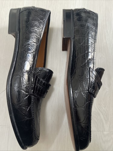 Salvatore Ferragamo Alligator Loafers  13 D - Lightly Used - Bild 4 von 6