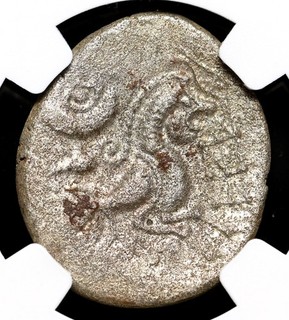CELTIC Gaul. Coriosolites 100 50 B.C. Billon Stater NGC Fine
