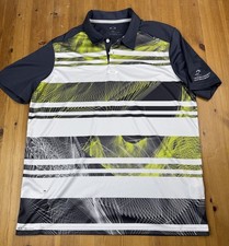 Oakley Polo Shirt Mens Medium Hydrolix Golf Athletic Performance
