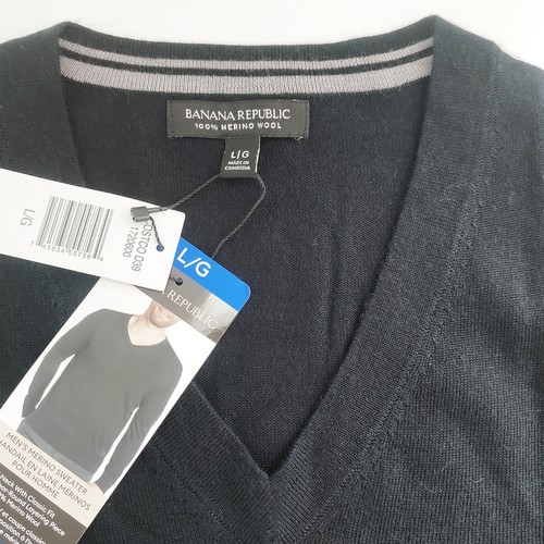 100% Wool Original Single V-neck Wool Sweater Men Business Coats Casual Jacket - Picture 5 of 20