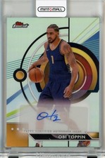 2023-24 Topps Finest Obi Toppin Autographs Faot