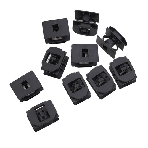 Black Moulding Clips Fasteners For Ford 500 2005+ Nylon Panel Replacement - Foto 8 di 18