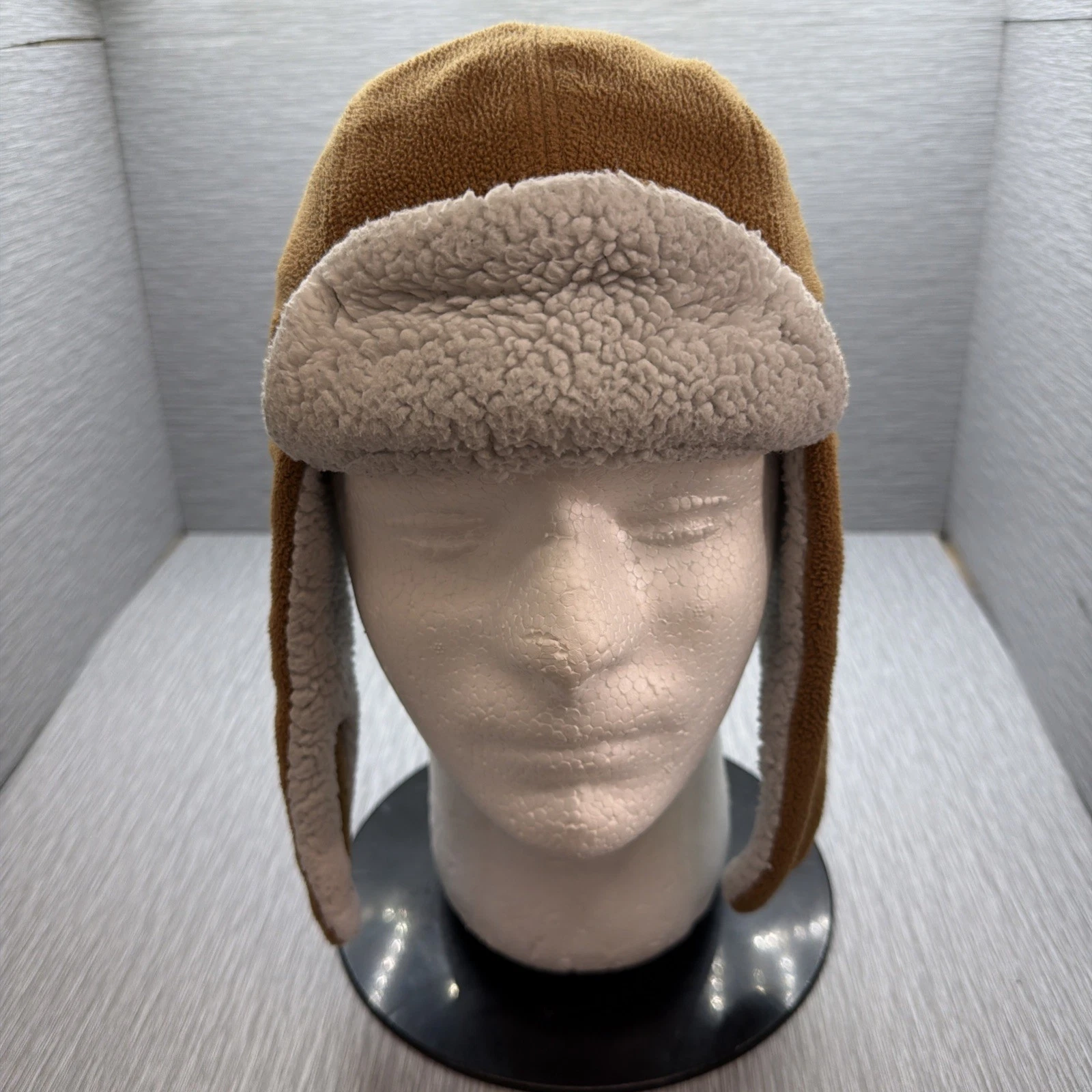 Carhartt Baby Trapper Hat Brown Fleece Lined Ear Flap Winter Infant Toddler