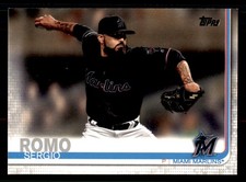2019 Topps Update #US164 Sergio Romo Miami Marlins