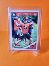 2018 Donruss Optic Football Logan Woodside #110 (RC) Cincinnati Bengals 