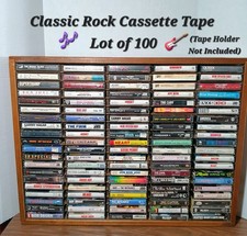 Lot Of 100 Cassette Tapes Classic-Soft- Hard-Blues Rock Led Zeppelin, Stones