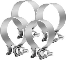 4pcs 2.5 2-12 Narrow Band Exhaust Muffler Lap Joint Clamps Stainless Steel 4pcs 2.5 2-12 Narrow Band Exhaust Muffler Lap Joint Clamps Stainless Steel