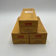 Vintage Kodak Cavalcade Slide Trays 1 - 40 Slides per Tray - Lot of 3 Trays