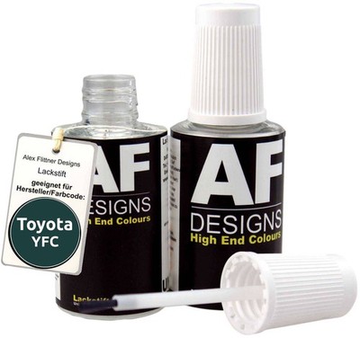 Lackstift für Toyota YFC Emerald Isle Perl Metallic schnelltrocknend 2x20ml