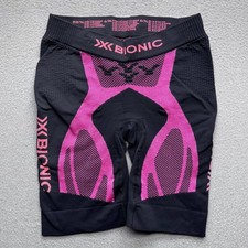 Pantalón Corto X-Bionic Mujer Run Poliamida Rosa Negro Mediano The Trick Run Compresión