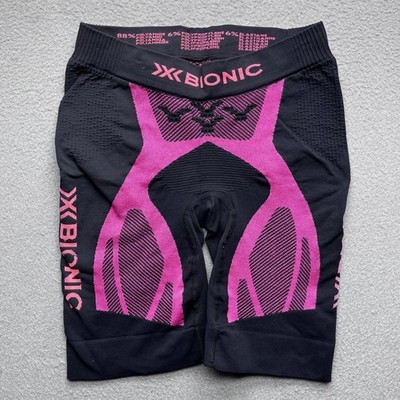 X-Bionic Women Run Short Polyamide Pink Black Medium The Trick Run Compression