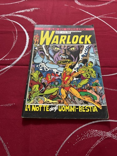GLI ALBI DEI SUPER EROI WARLOCK N°12 LA NOTTE DEGLI UOMINI BESTIA MARVEL COMICS - Picture 2 of 11