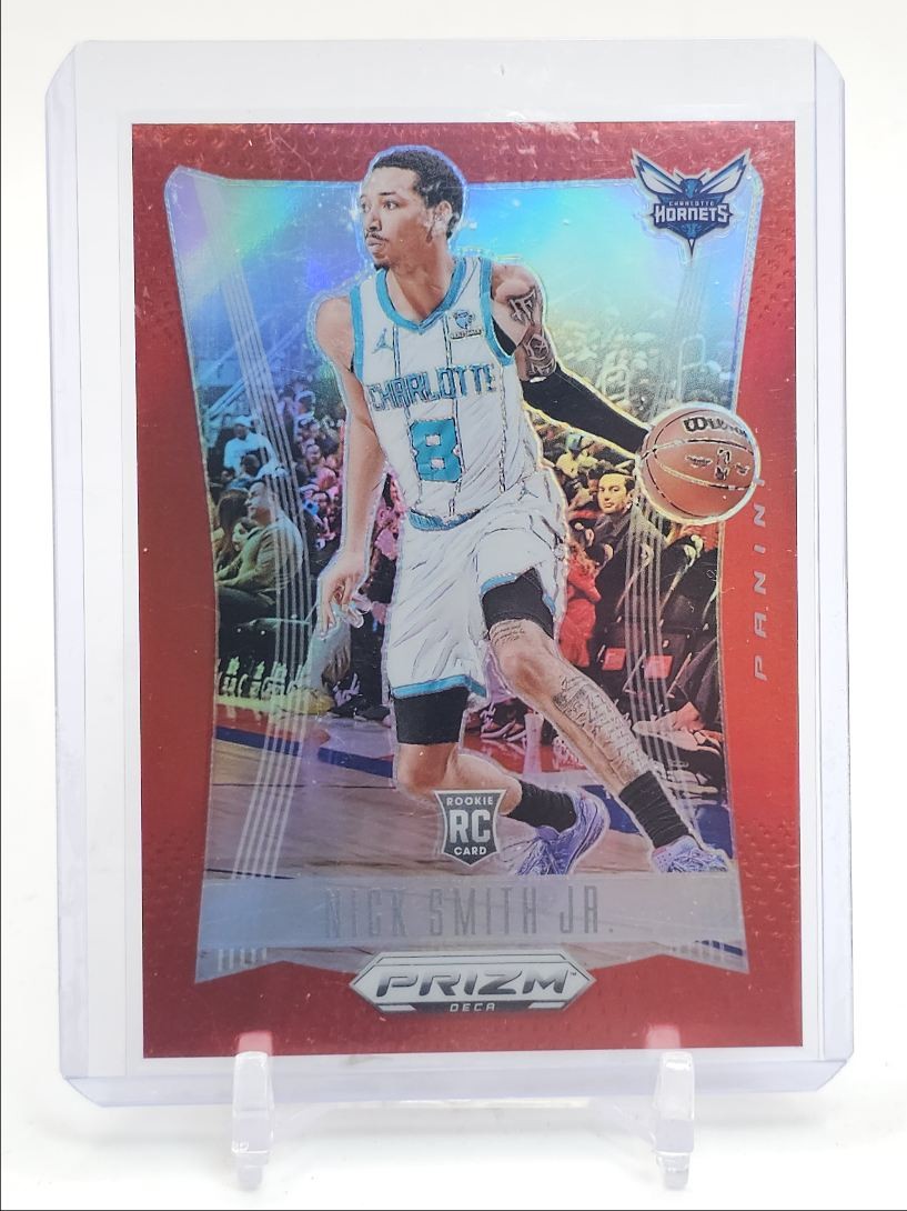 NICK SMITH JR. 2023-24 PANINI PRIZM DECA ROOKIE RED RC /199 Q1713