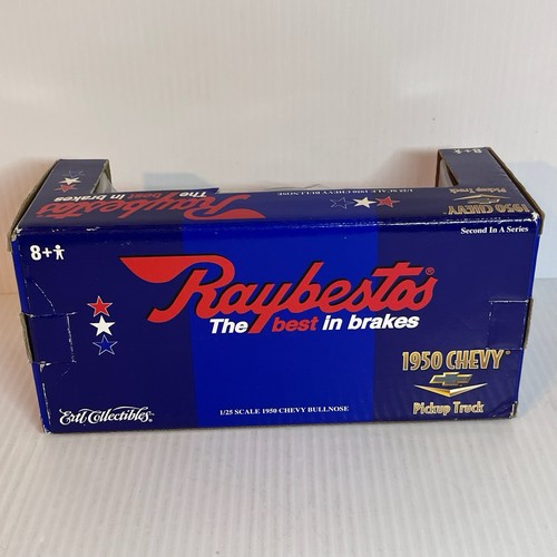 Ertl 1/25 Ricambi Più Raybestas Blu e Bianco 1950 Chevy Bullnose Pickup Truck - Foto 3 di 11