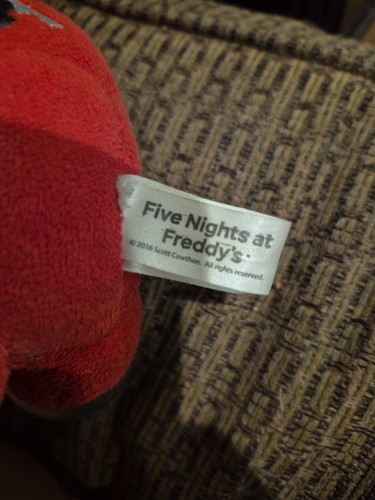 Nightmare Foxy 8” Five Nights At Freddy's FNAF Plush - Picture 2 of 3