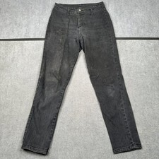 Vintage Watch LA High Waisted Tapered Jeans Faded Black Size 13-14 Made in USA