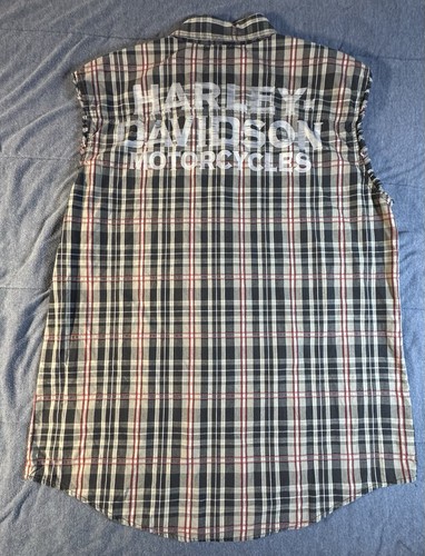 Harley Davidson Sleeveless Shirt Men's Size L Motorcycle Cotton/Polyester NWOT - Picture 11 of 11