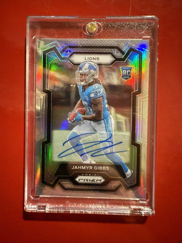 Jahmyr Gibbs Silver Prizm Rookie Auto 2023 Panini Prizm